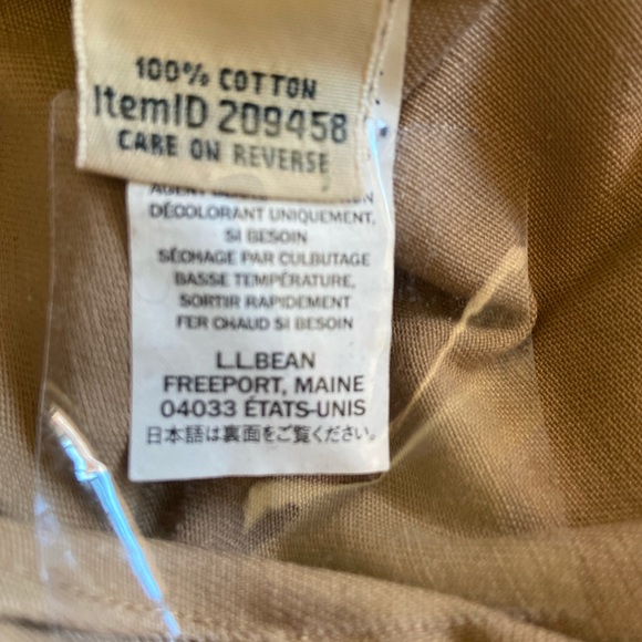 LL Bean Plus Size 22W Cotton Wrinkle Free pants - Picture 3 of 6